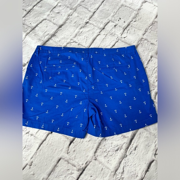 Old navy women’s nautical print blue short size 16 - Picture 5 of 7